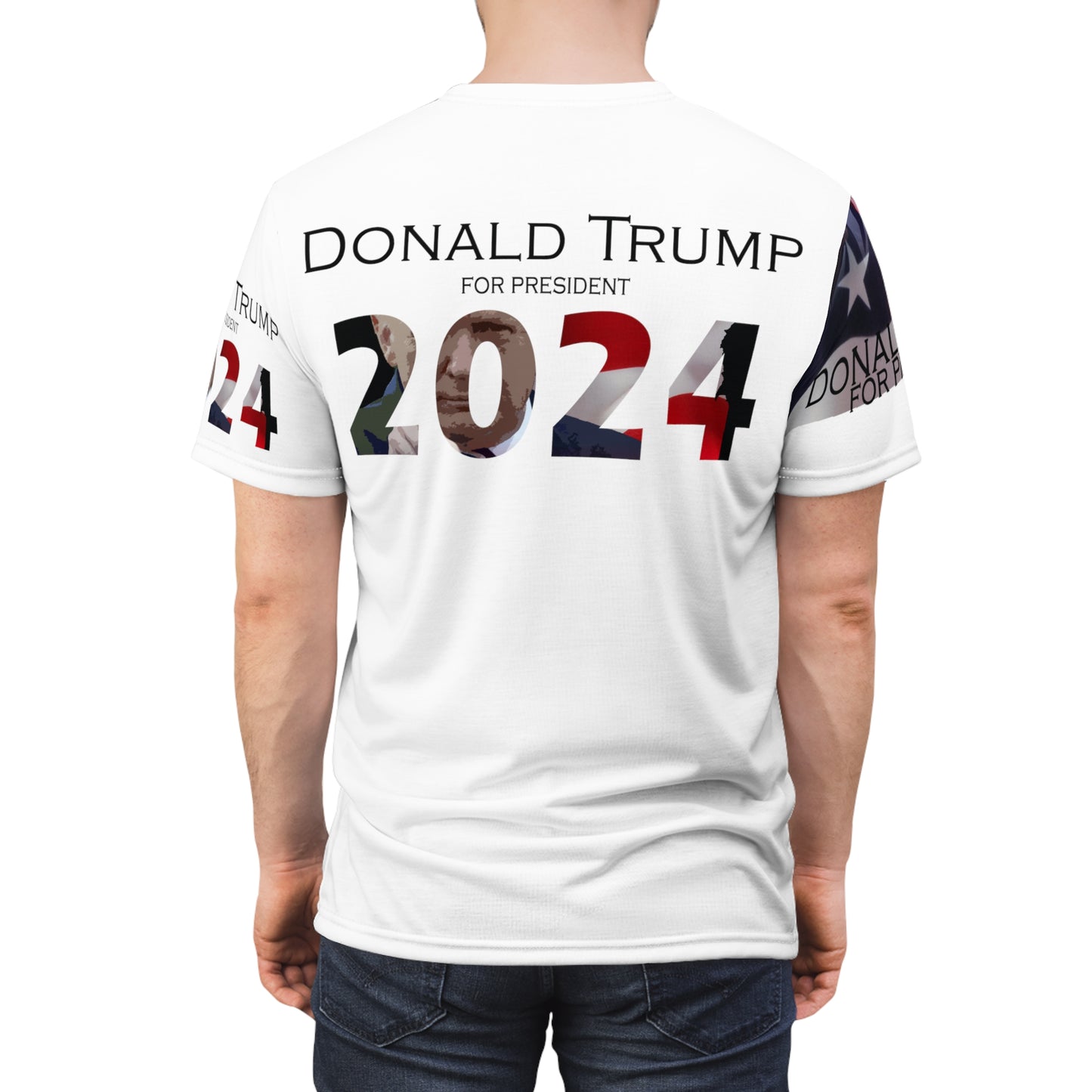 Donald Trump Unisex Cut & Sew Tee (AOP)