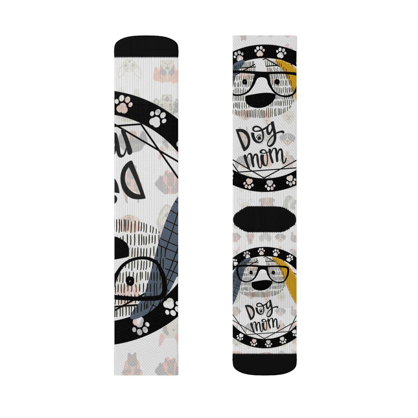 Dog Glasses Sublimation Socks