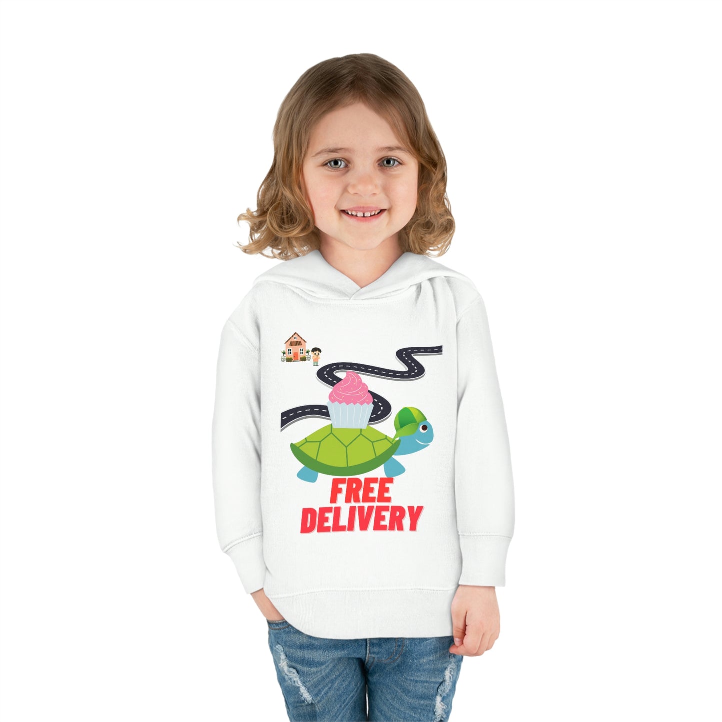 Toddler Turtle Pullover Fleece Hoodie