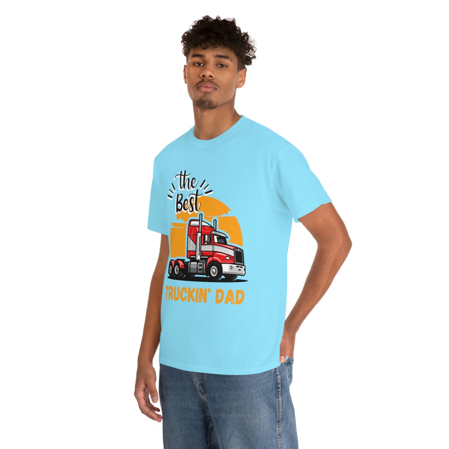 Best Truckin' Dad Cotton Tee