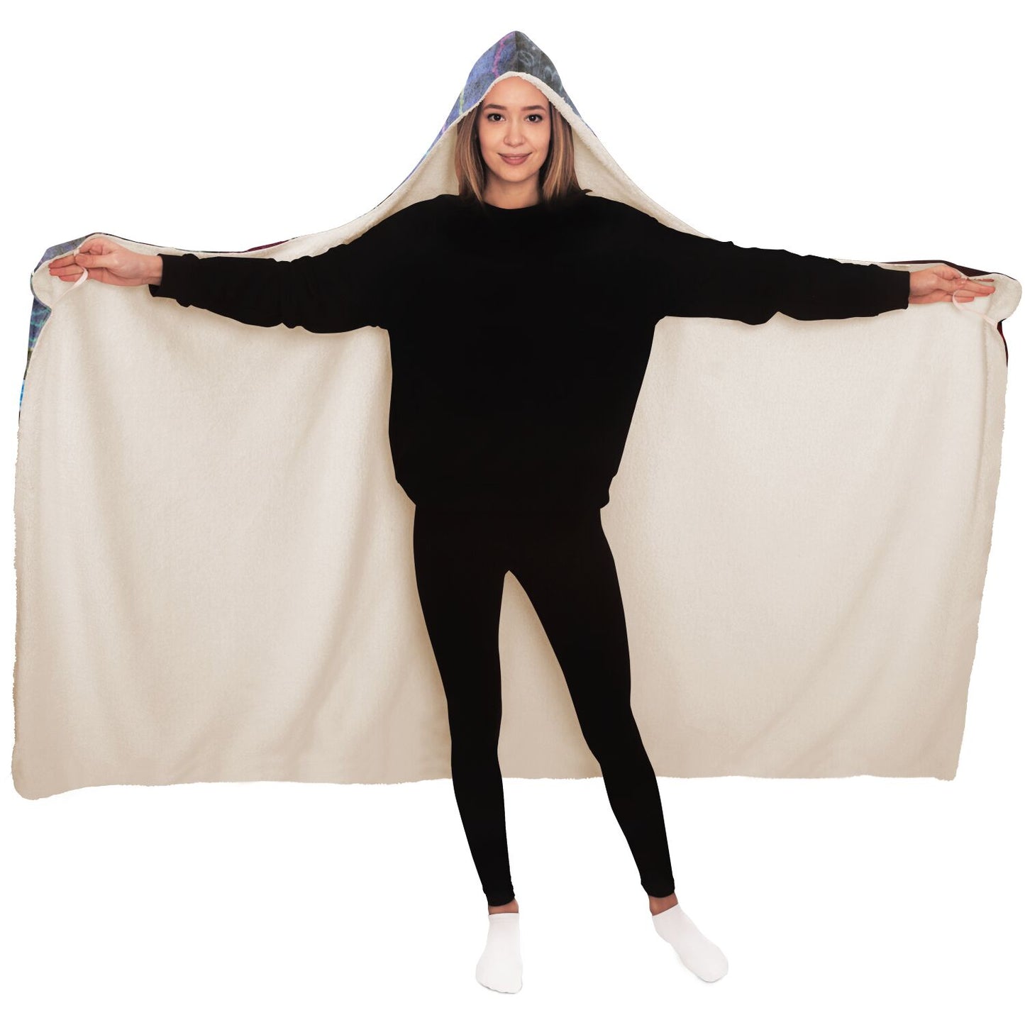 FX Hooded Blanket - AOP