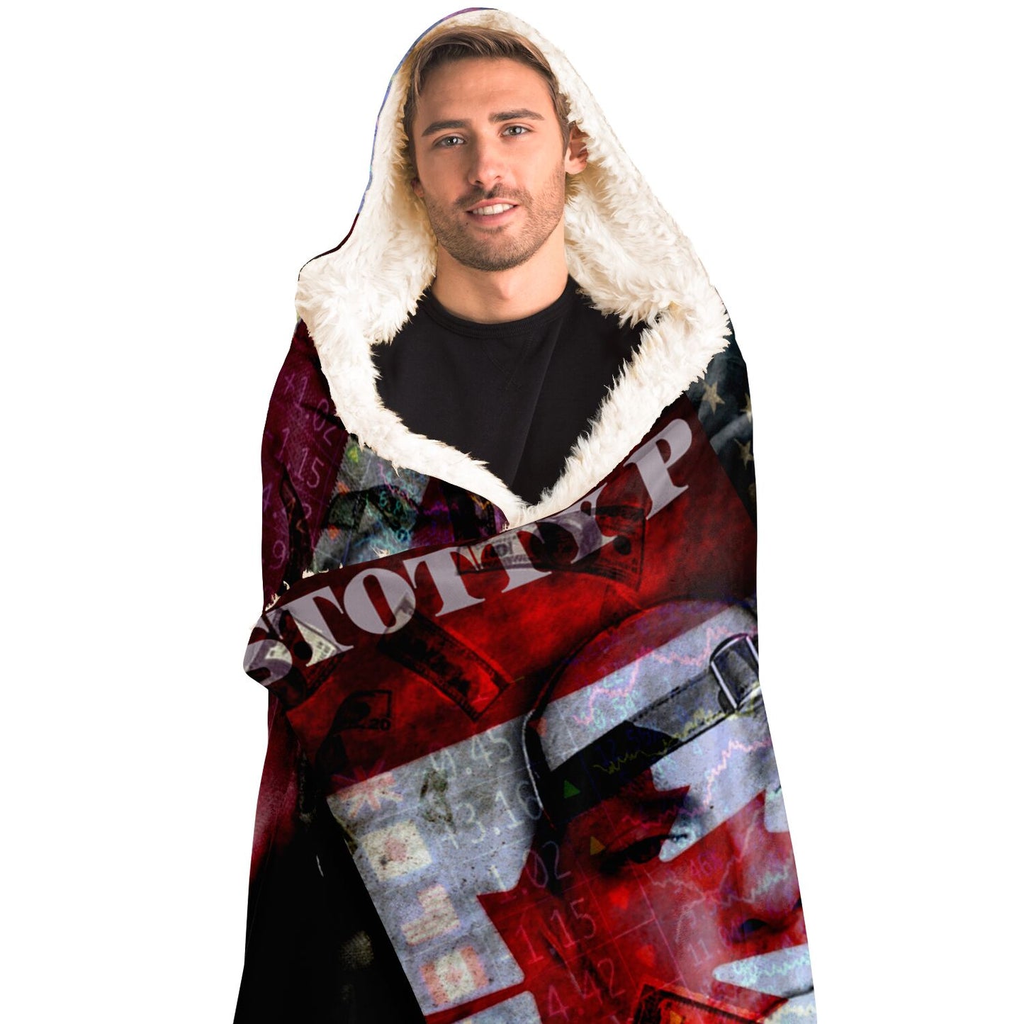 FX Hooded Blanket - AOP