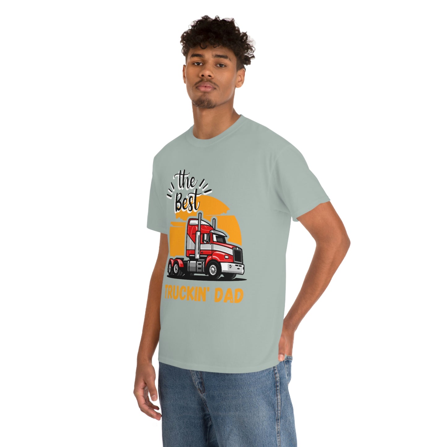 Best Truckin' Dad Cotton Tee