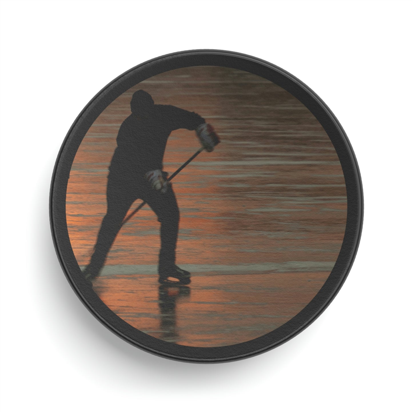 Sunset Puck Hockey Puck