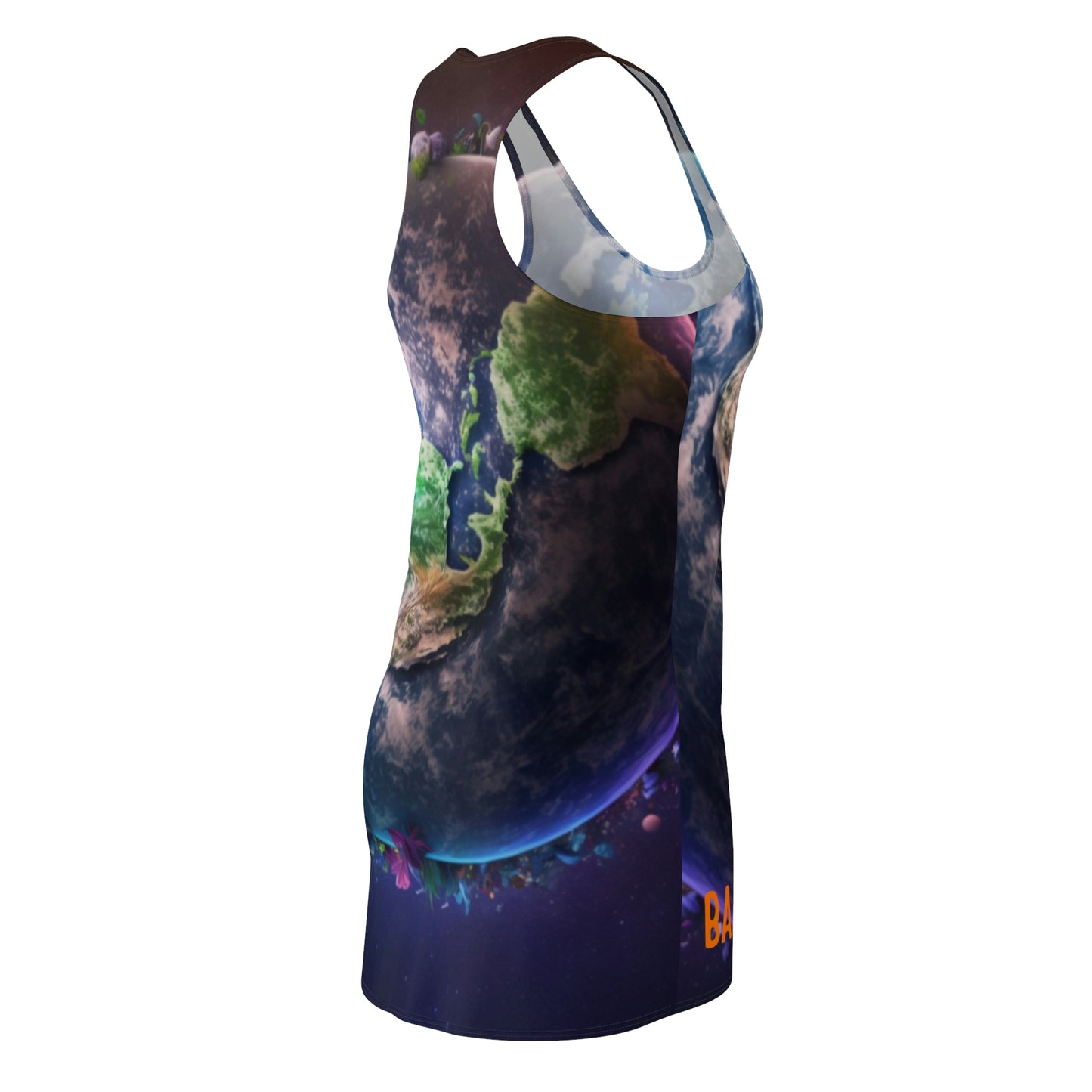 Balanxer Earth Women's Cut & Sew Racerback Dress (AOP)