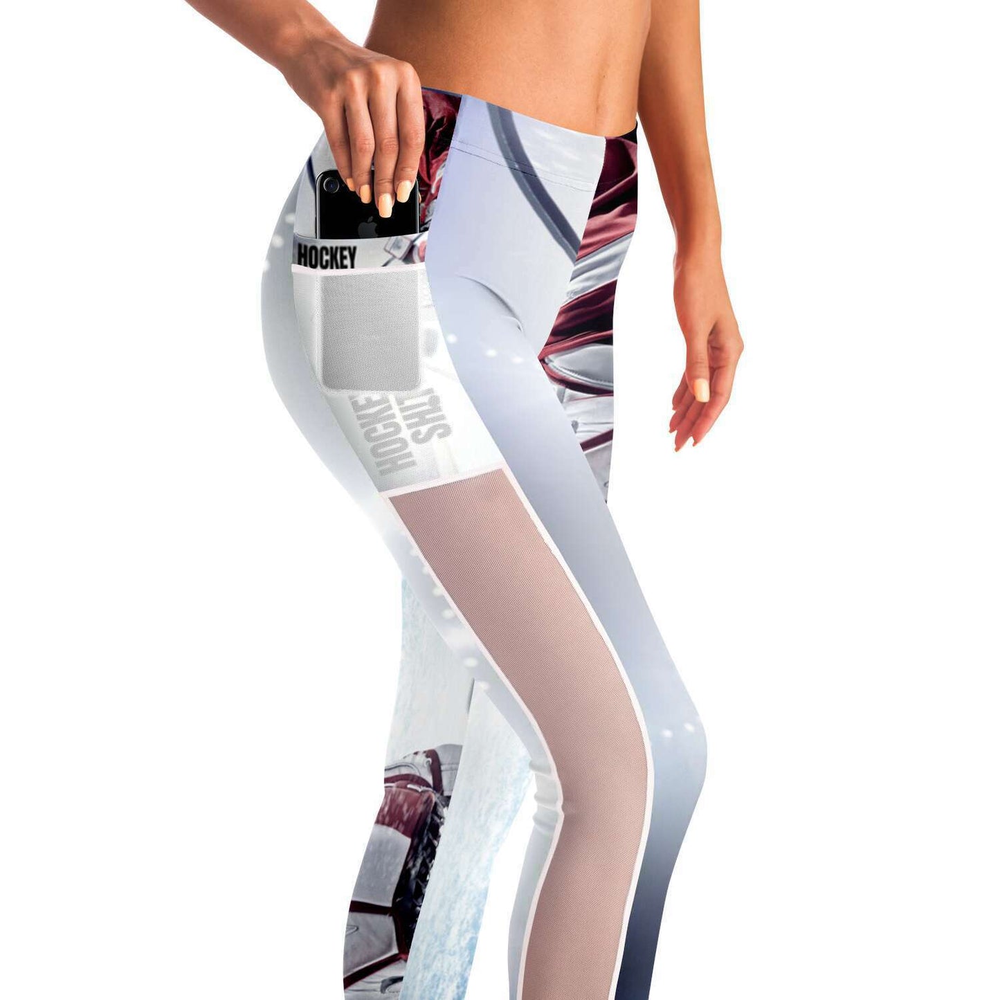 Puck Save Mesh Pocket Legging - AOP