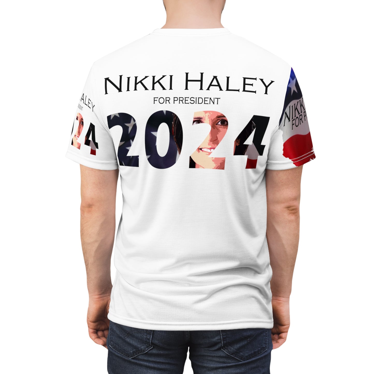 Nikki Haley Unisex Cut & Sew Tee (AOP)