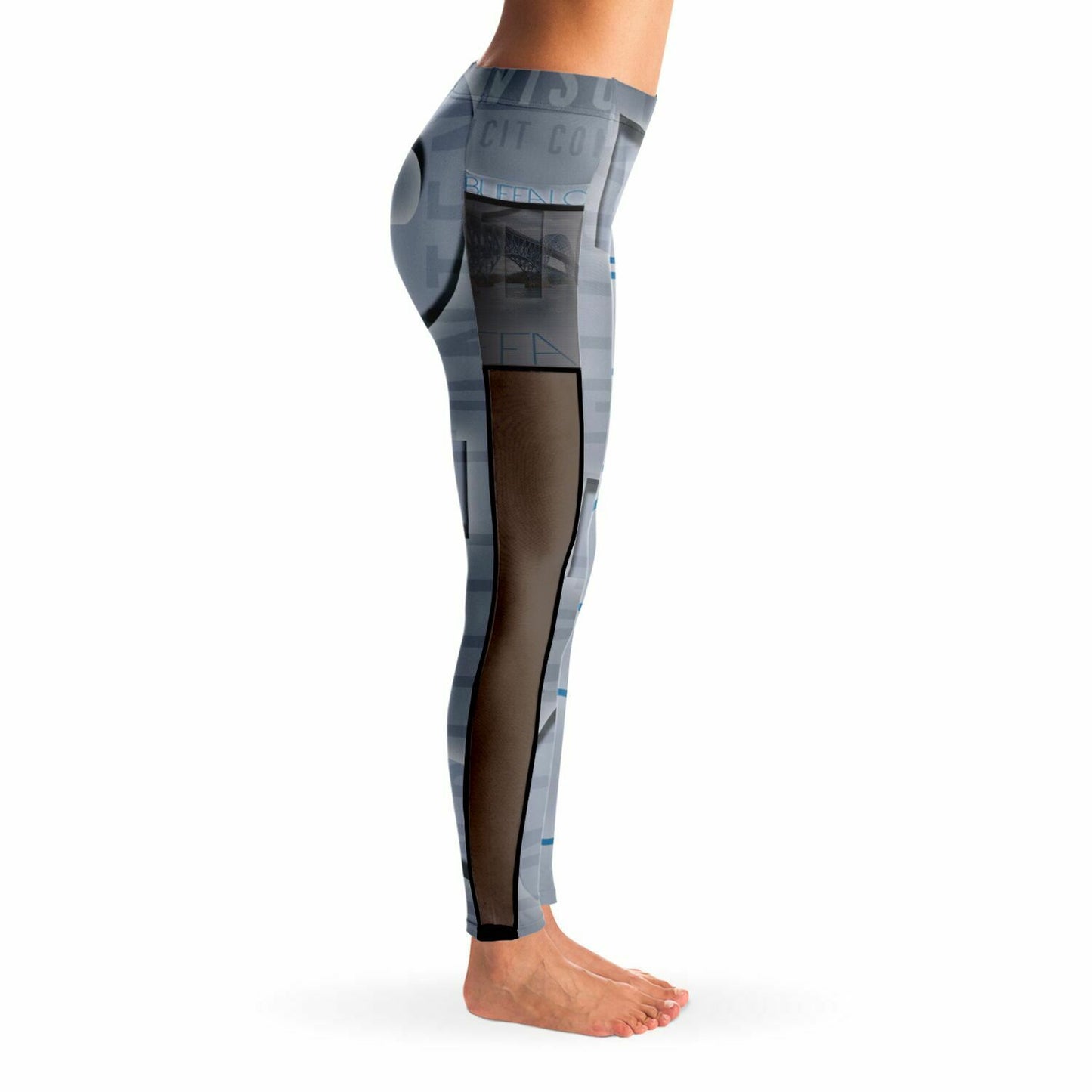 716 Mesh Pocket Legging - AOP