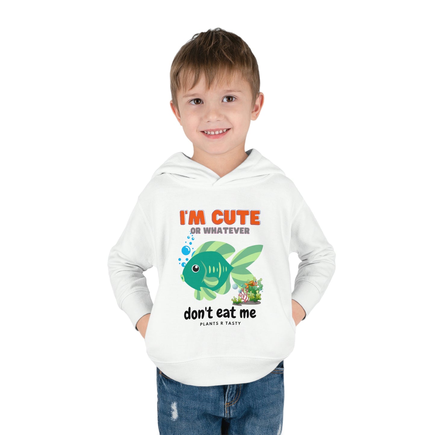 Toddler Fish Pullover Fleece Hoodie