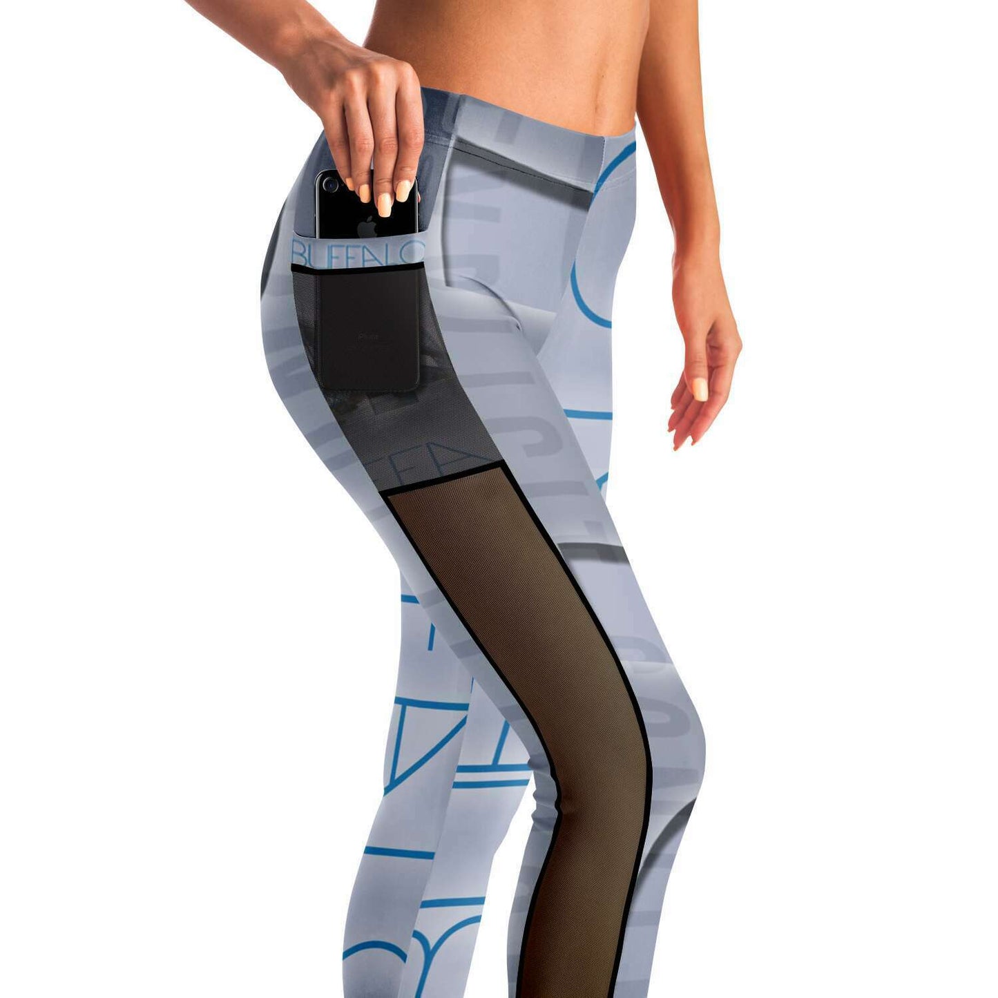 716 Mesh Pocket Legging - AOP