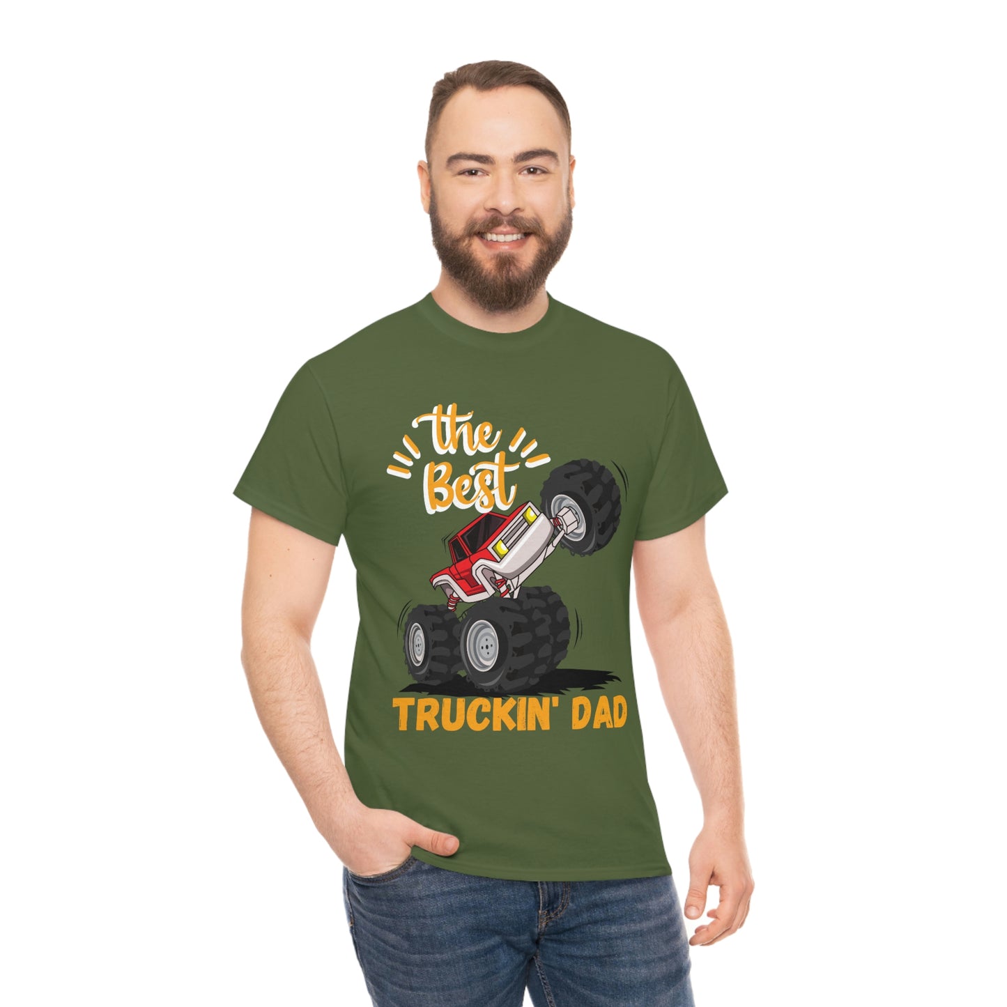 Wheelie Truckin' Dad Cotton Tee