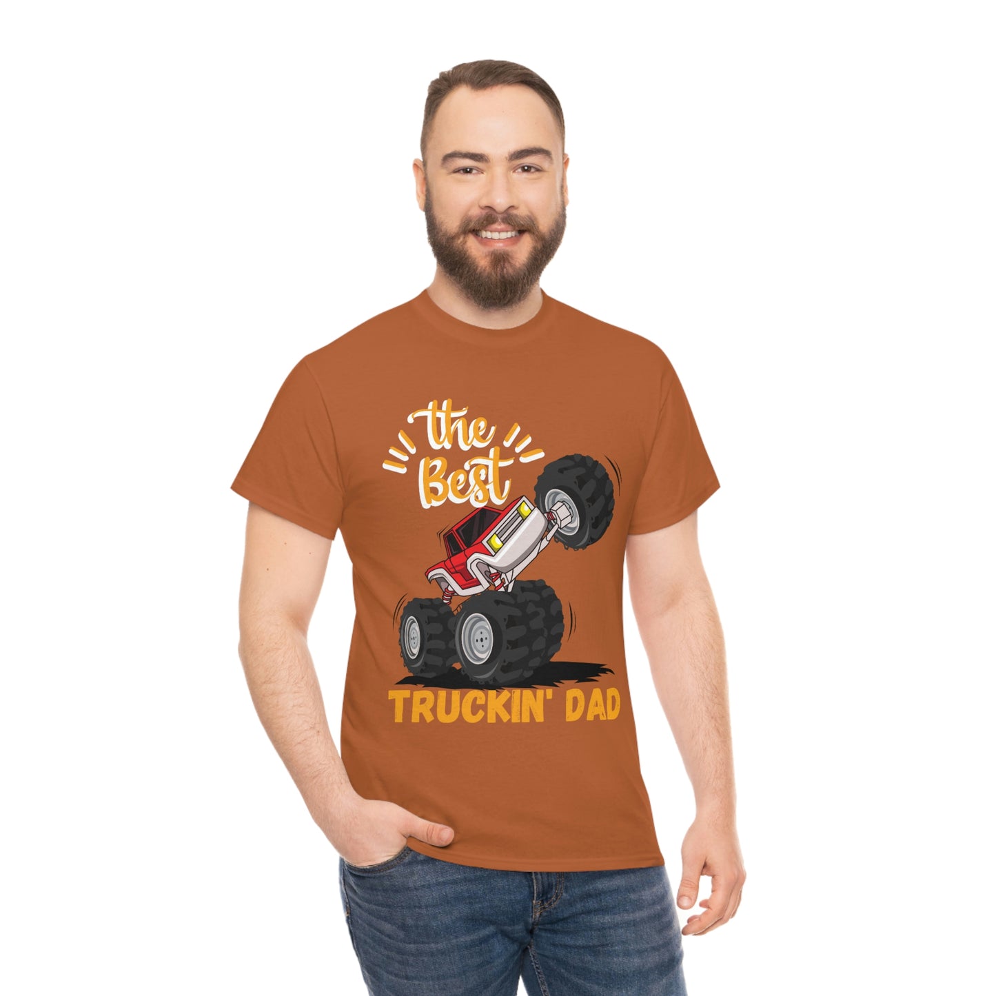 Wheelie Truckin' Dad Cotton Tee