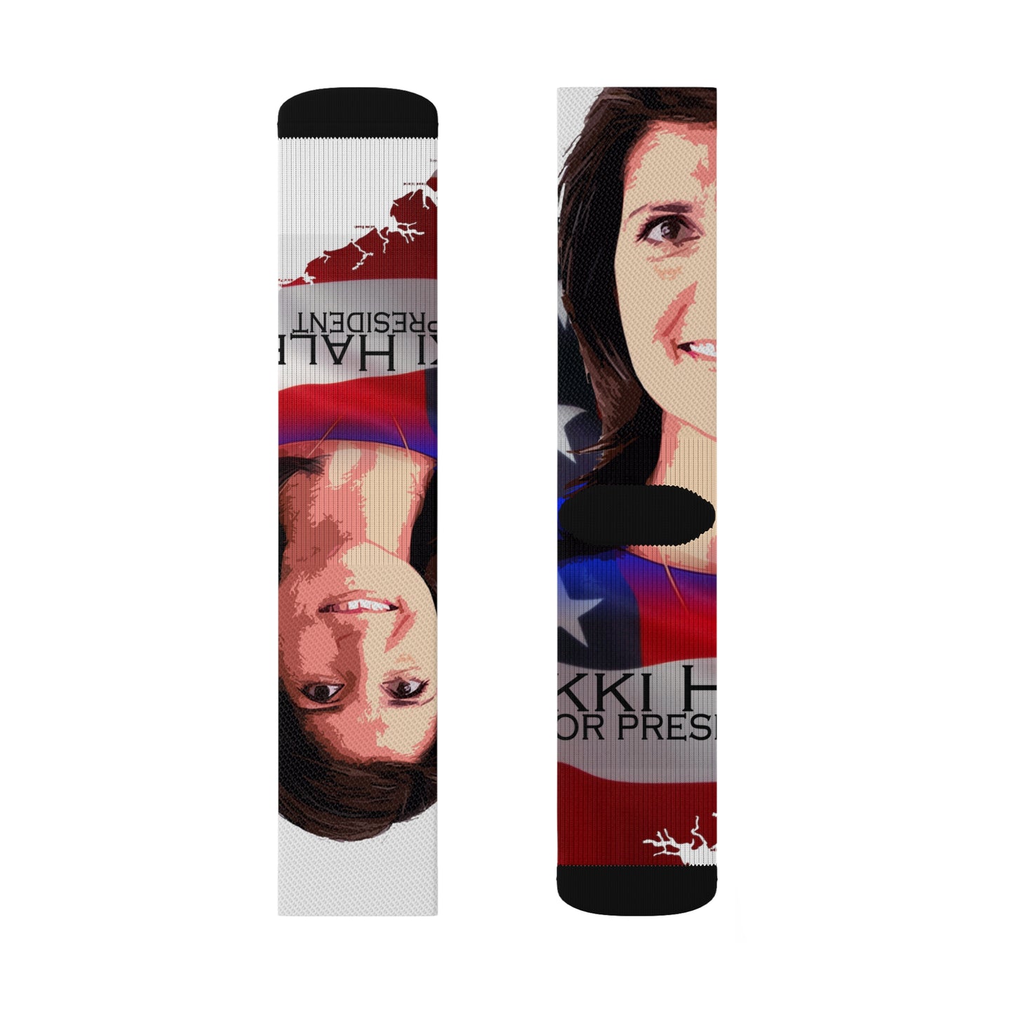 Nikki Haley Sublimation Socks