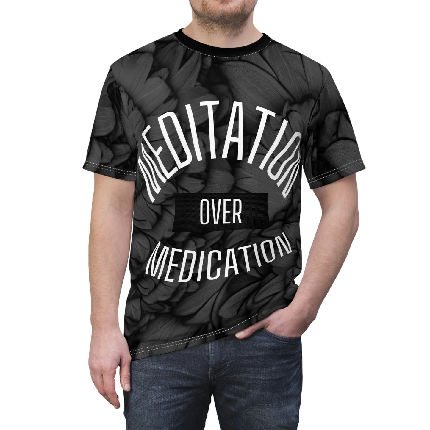 Meditation Unisex Cut & Sew Tee (AOP)