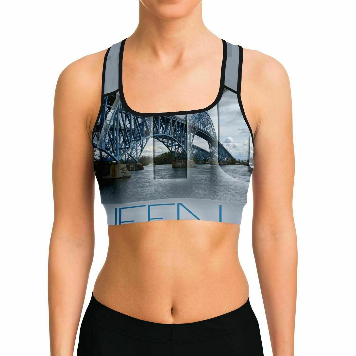 716 Sports Bra - AOP