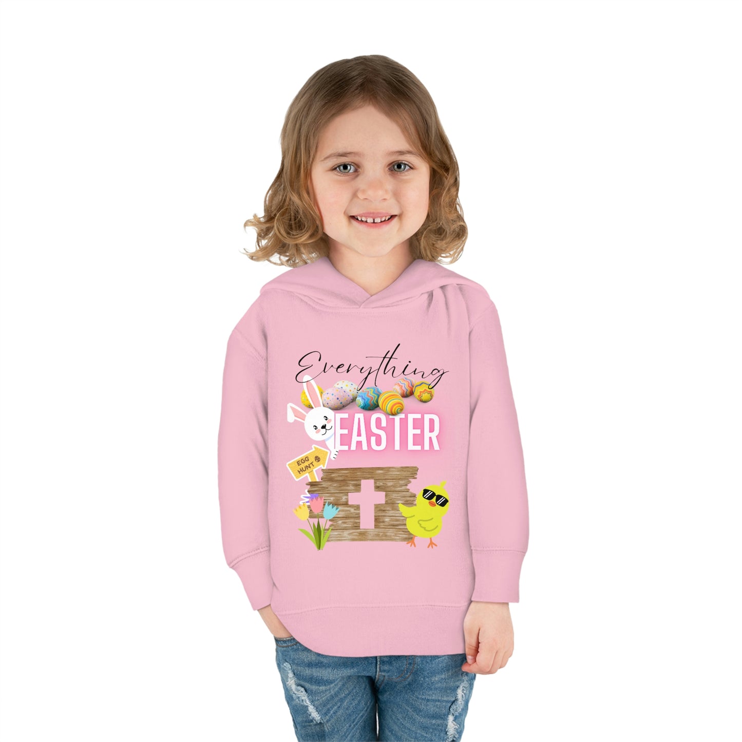 Toddler Easter Pullover Fleece Hoodie