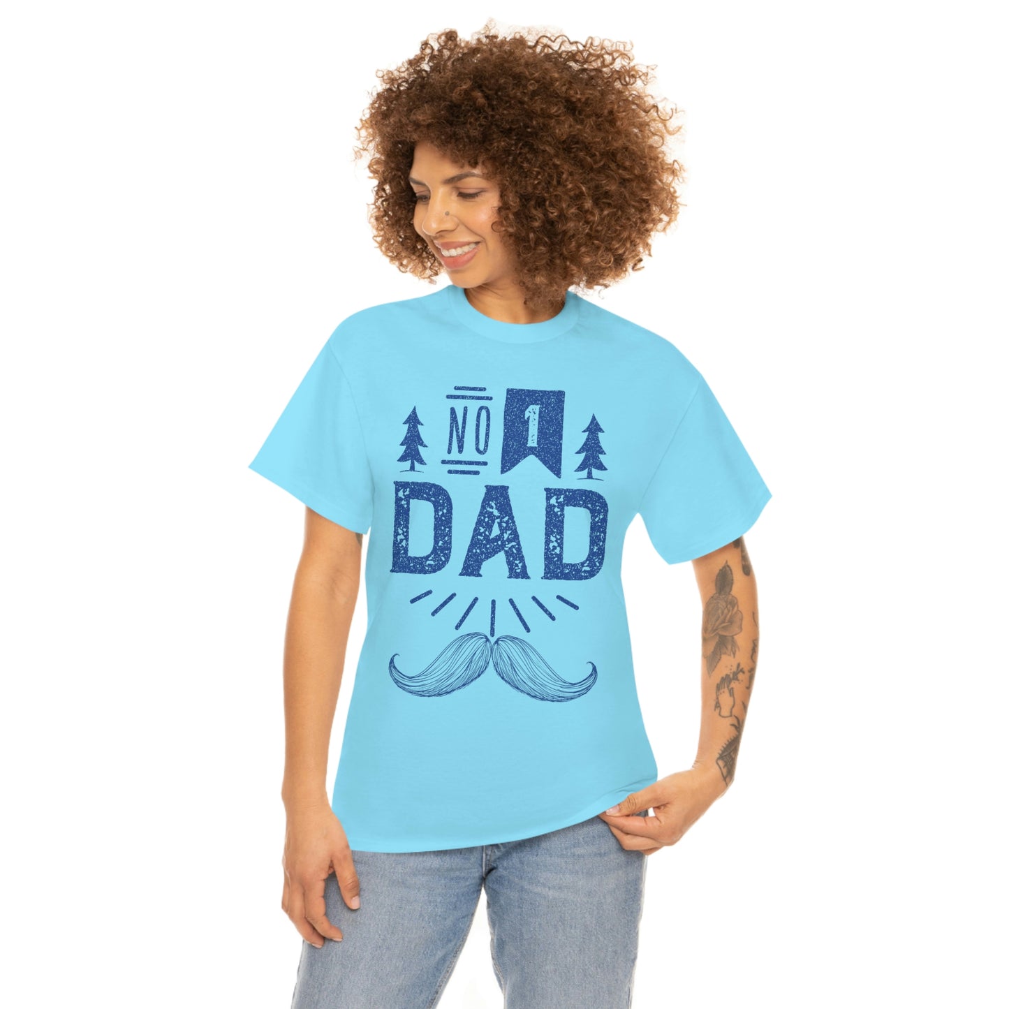 No 1 Dad Cotton Tee