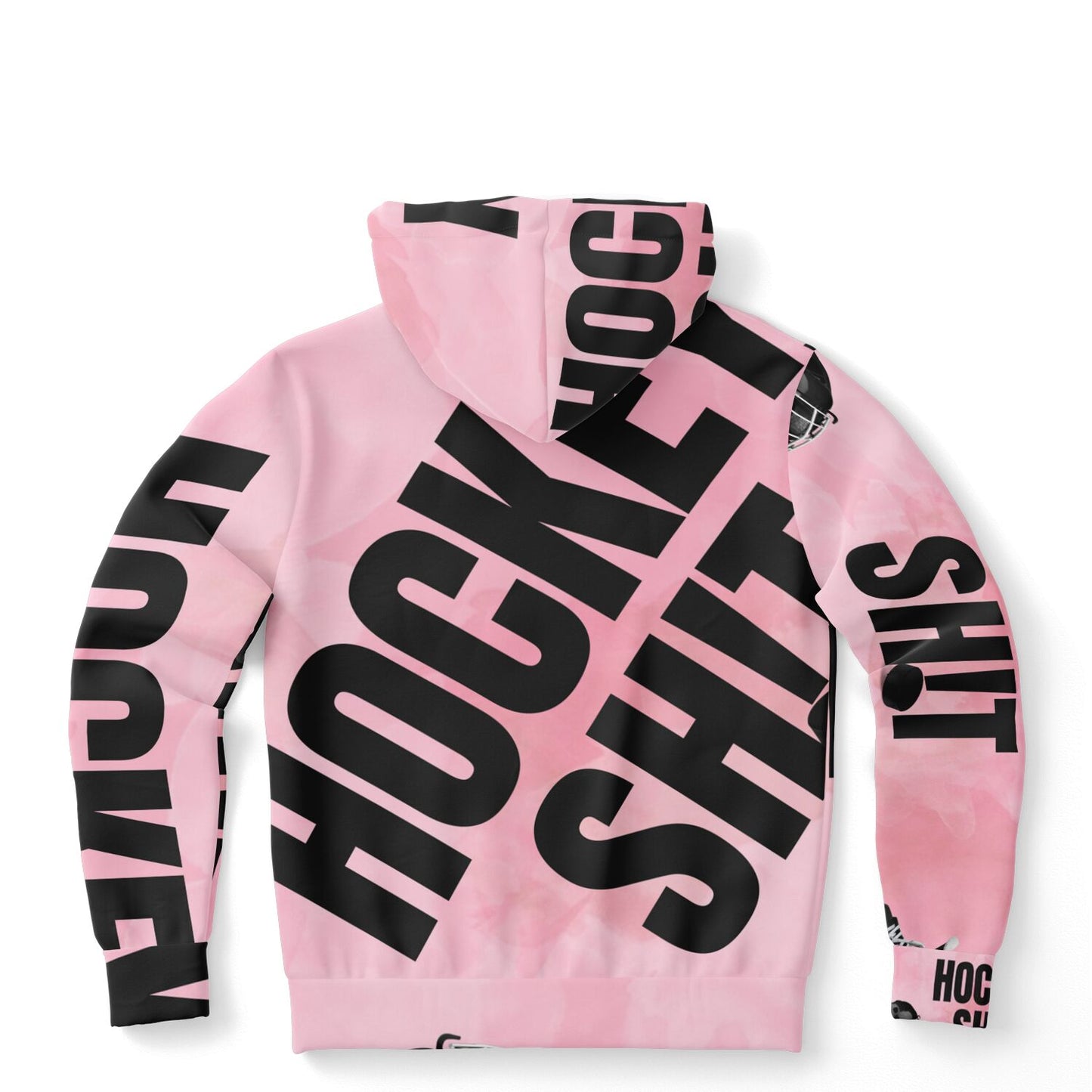 Pink Puck Fashion Hoodie - AOP