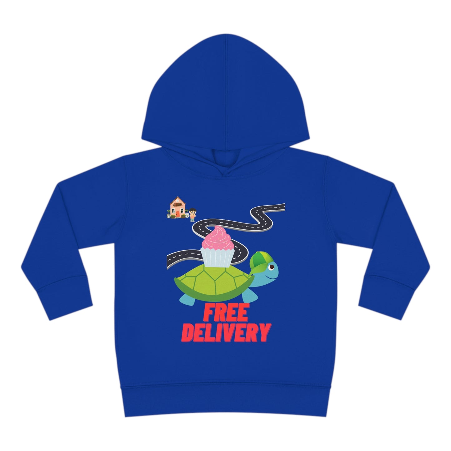 Toddler Turtle Pullover Fleece Hoodie