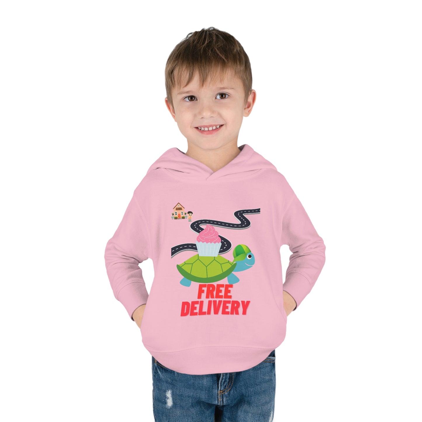 Toddler Turtle Pullover Fleece Hoodie