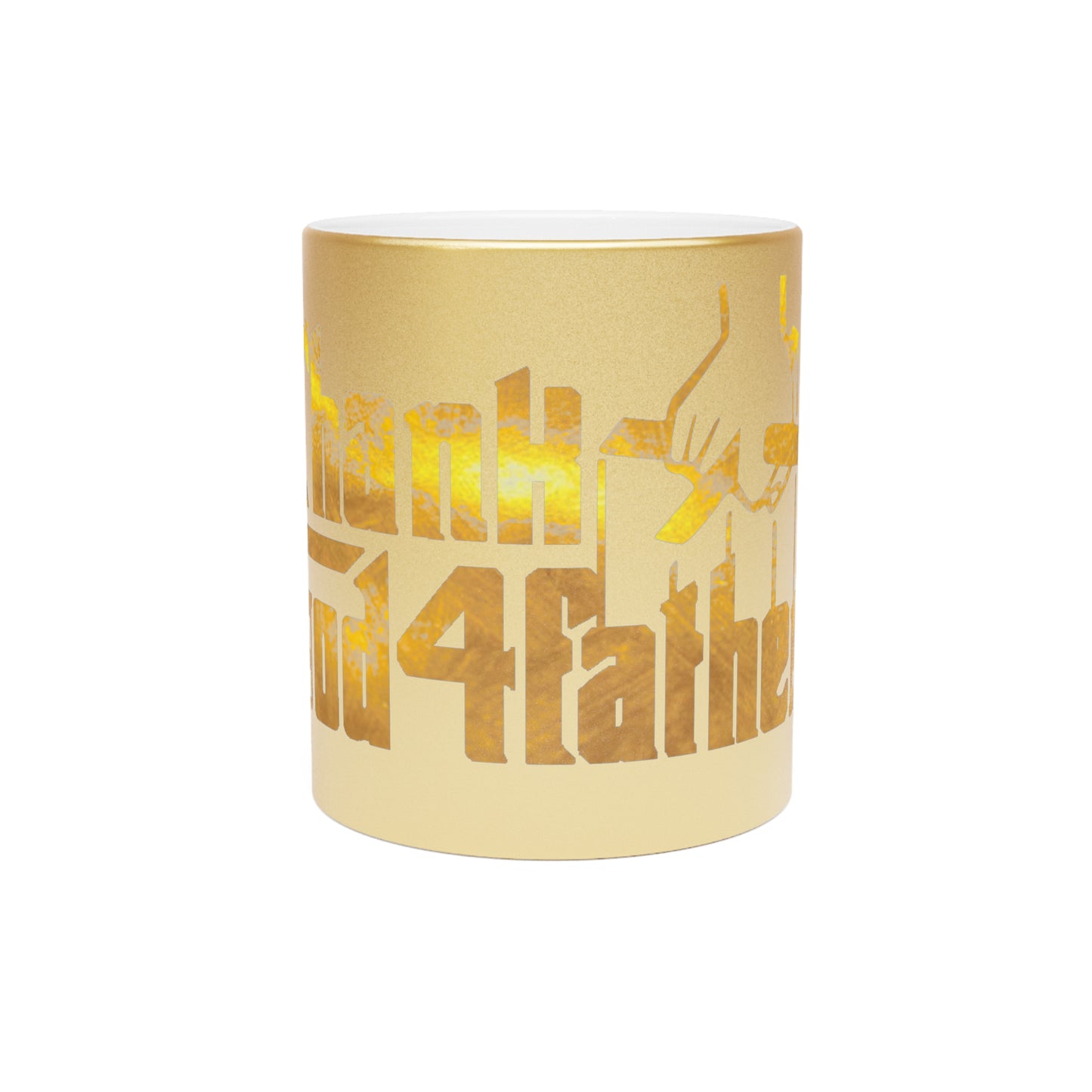 Thank God Metallic Mug (Silver\Gold)