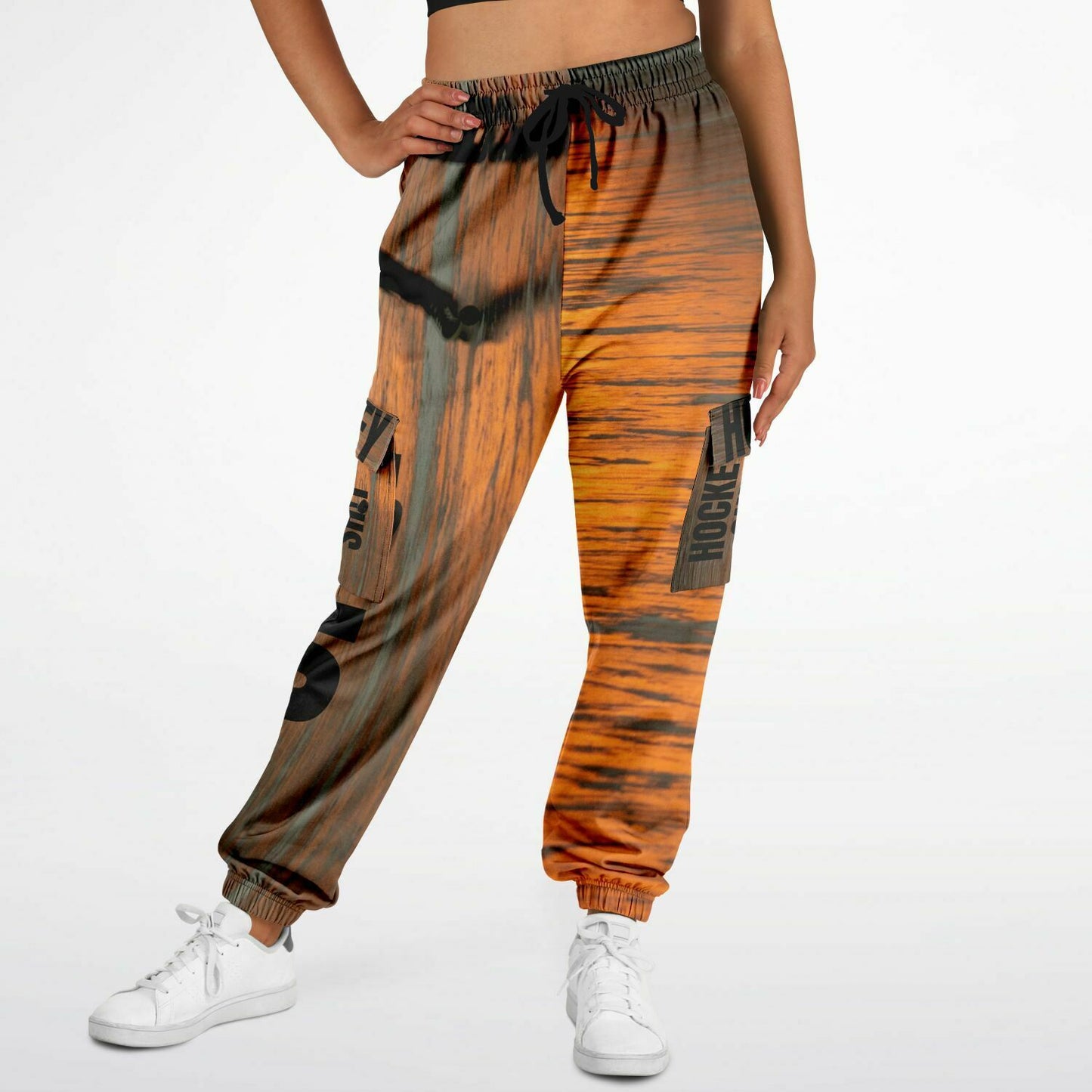 Sunset Puck Athletic Cargo Sweatpants - AOP