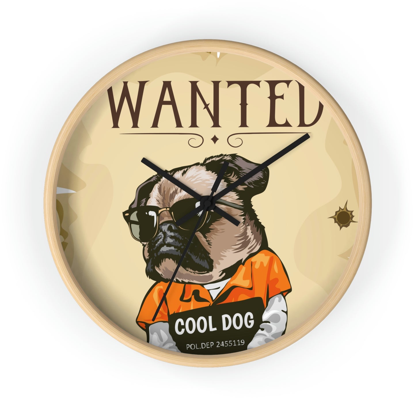 Wanted Wall Clock