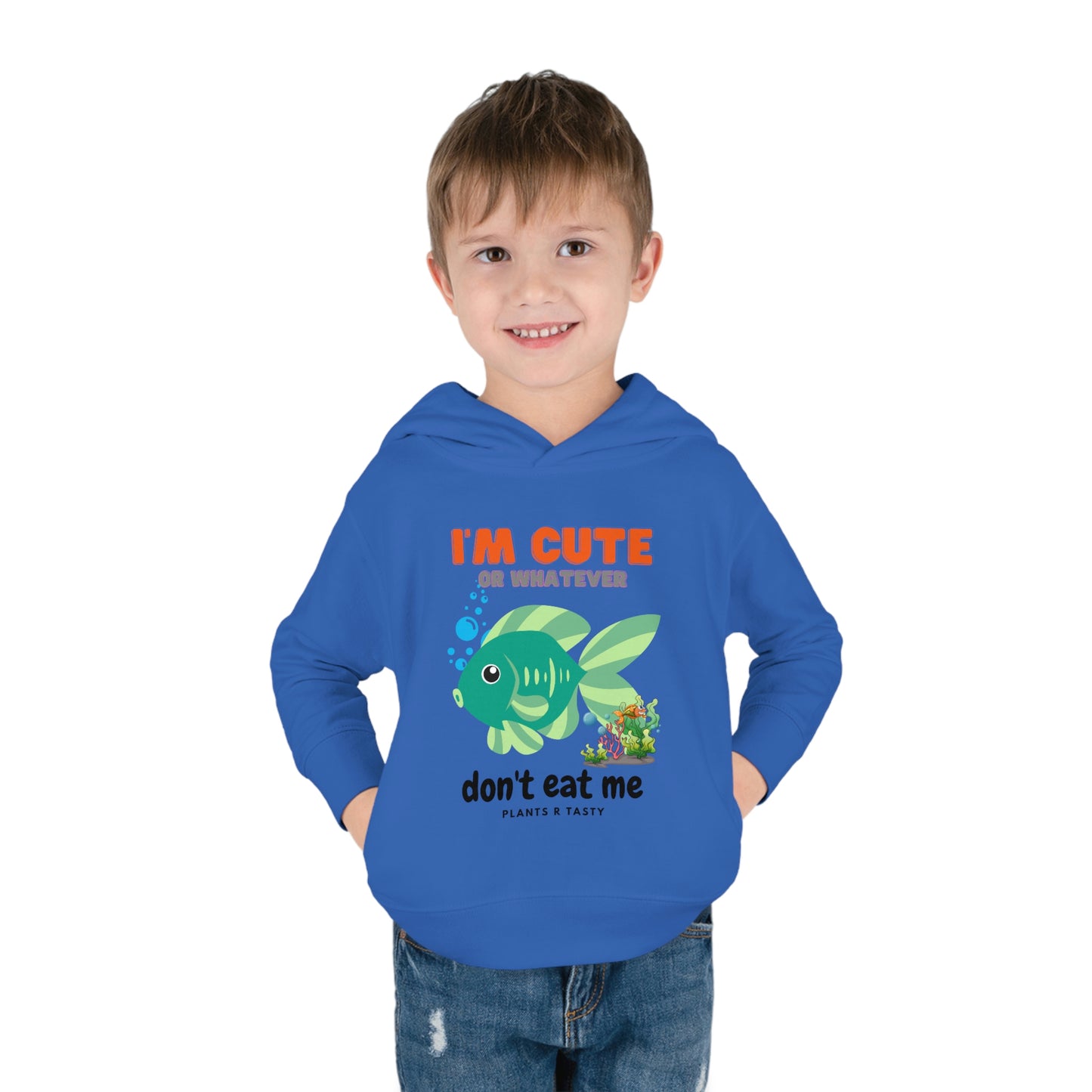 Toddler Fish Pullover Fleece Hoodie