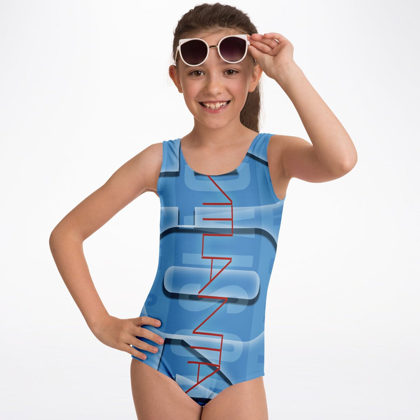 404 Kids One-Piece Swimsuit - AOP