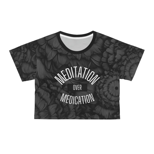 Meditation Crop Tee (AOP)