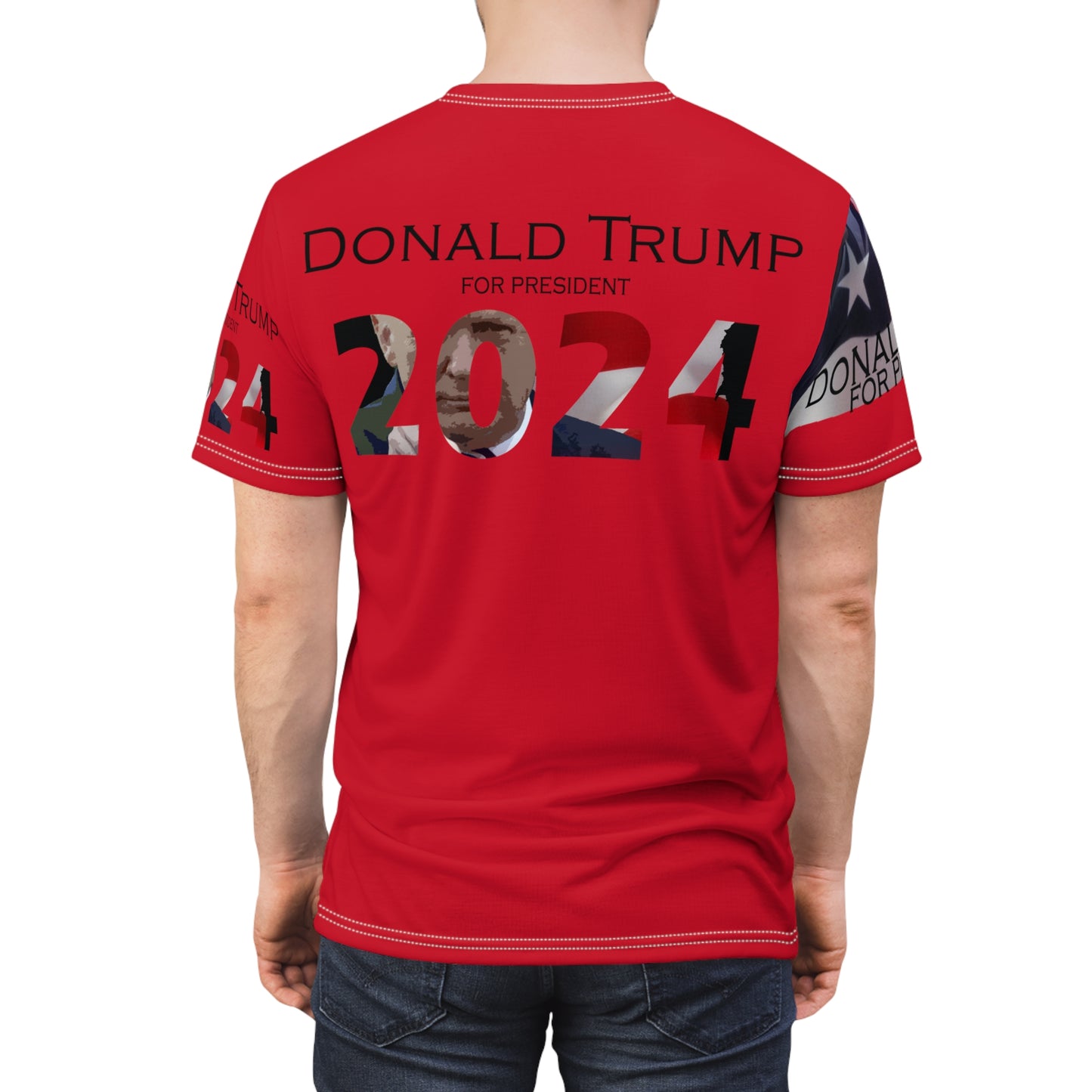 Donald Trump Unisex Cut & Sew Tee (AOP)