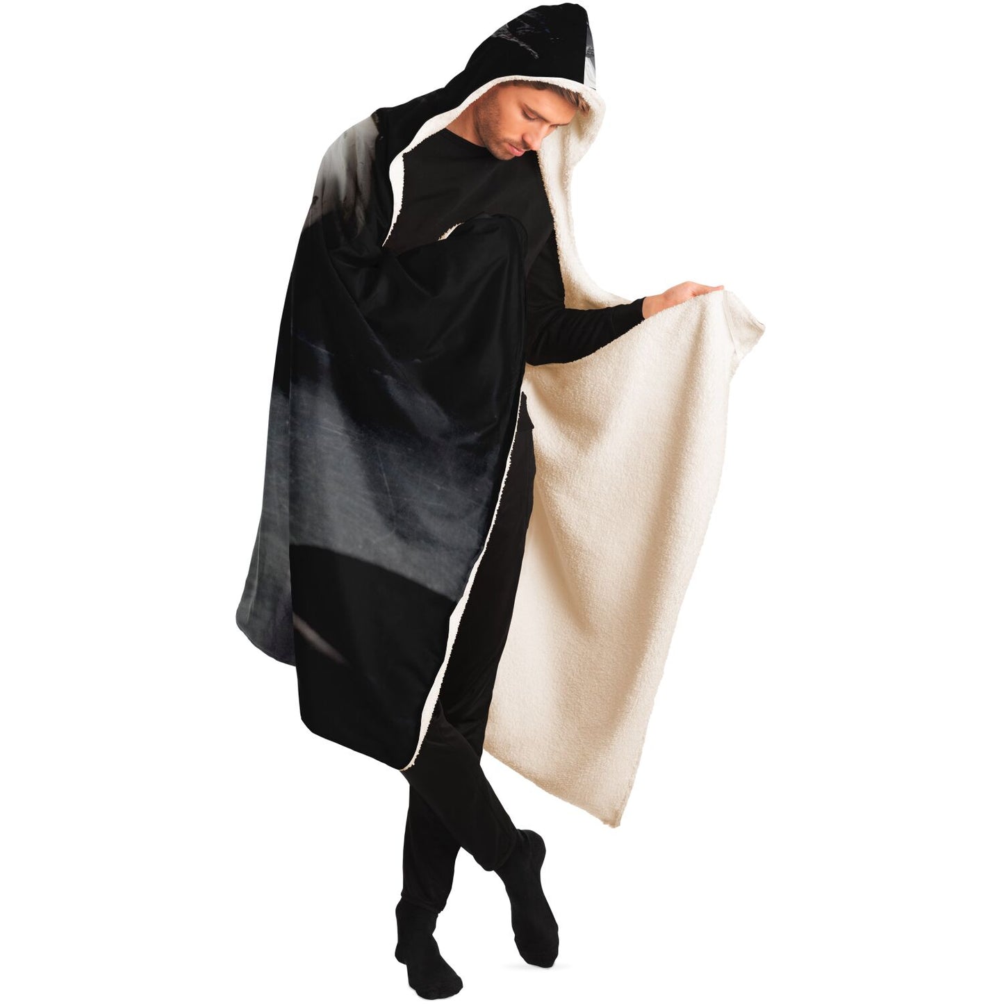 Puck Reflect Hooded Blanket - AOP