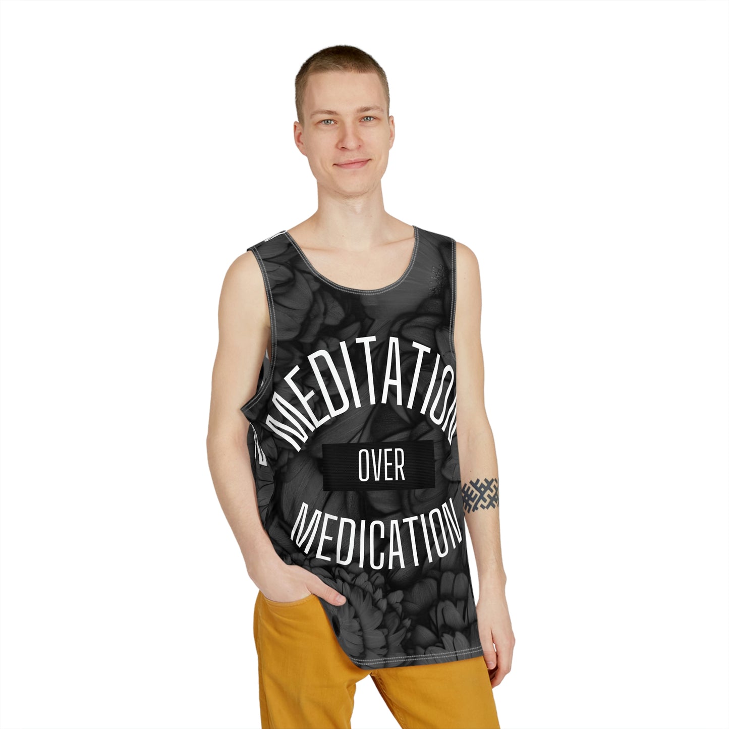 Meditation Men's Tank (AOP)