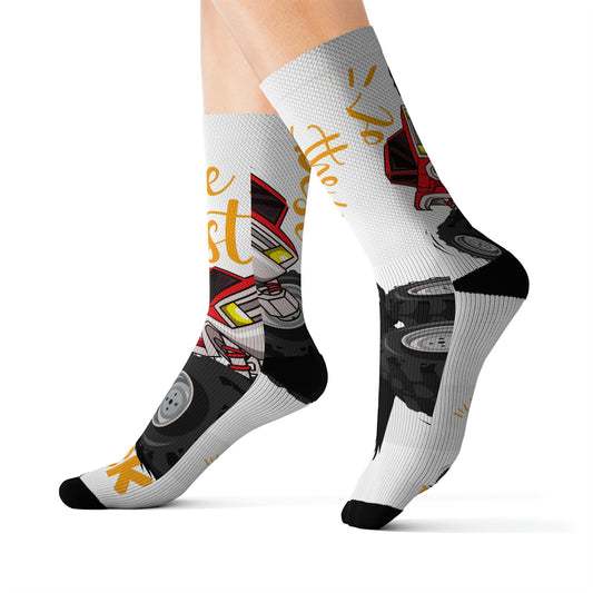 Best Truckin Dad Sublimation Socks