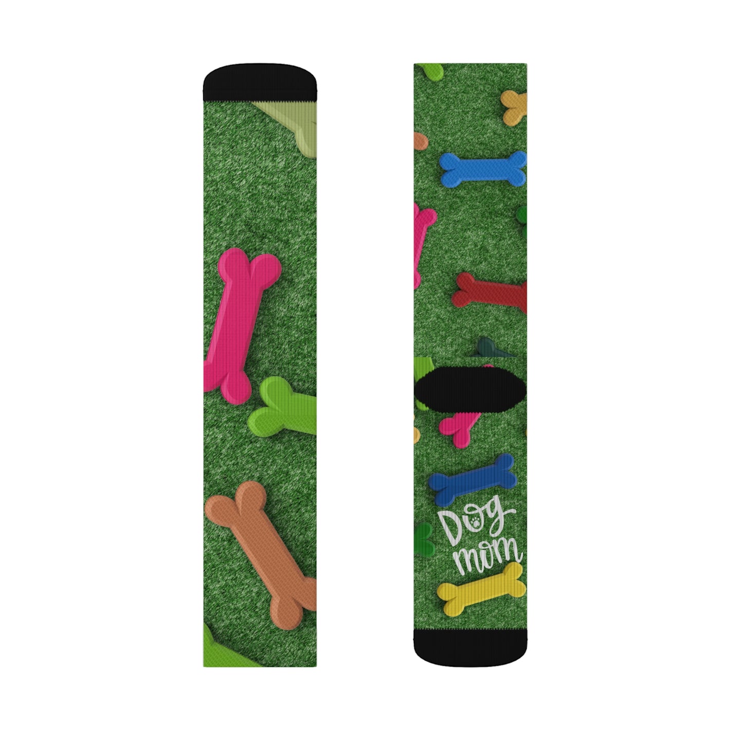 Grassy Bone Sublimation Socks