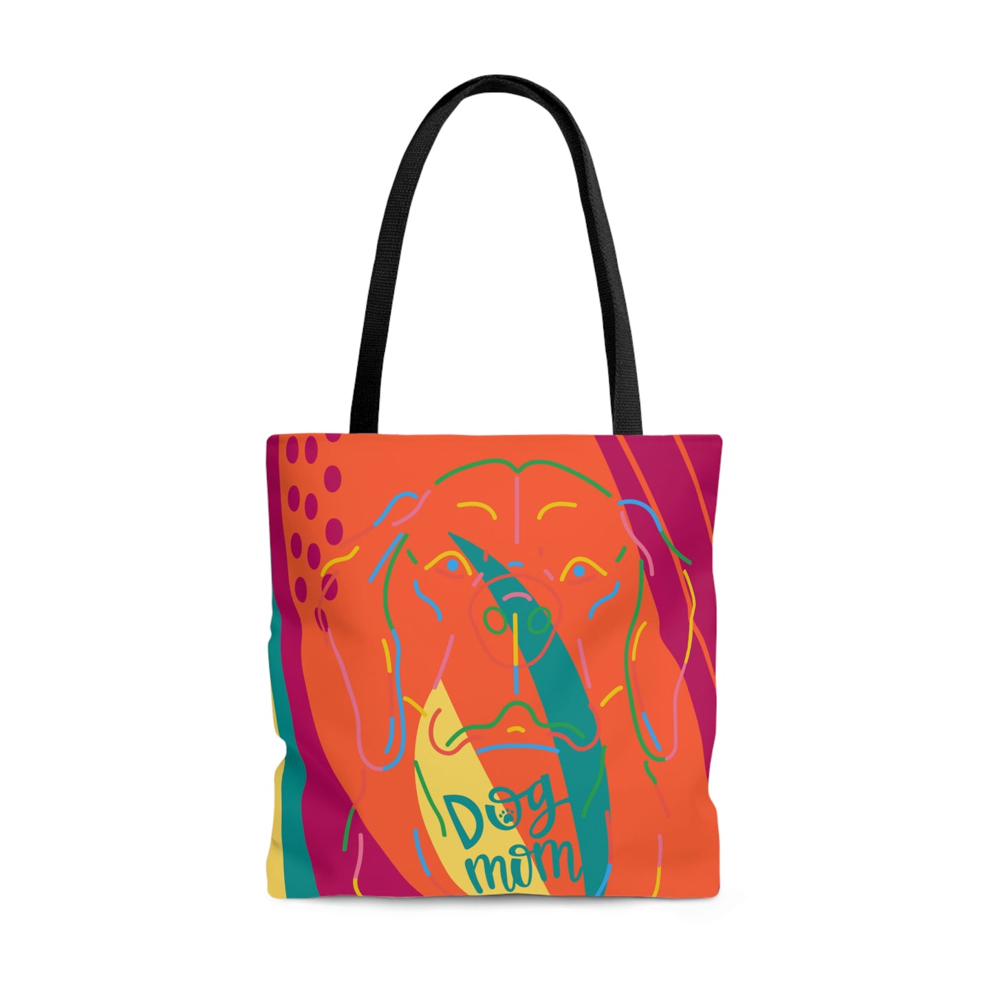 Dog Lines Tote Bag (AOP)