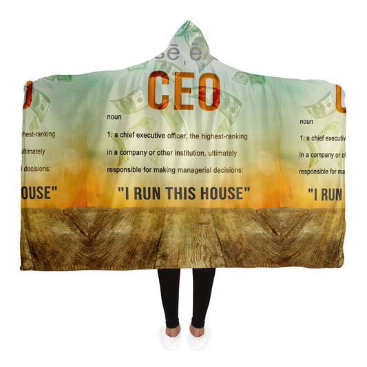 CEO House Hooded Blanket - AOP