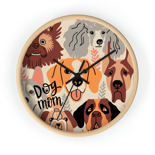 Few Dogs Wall Clock