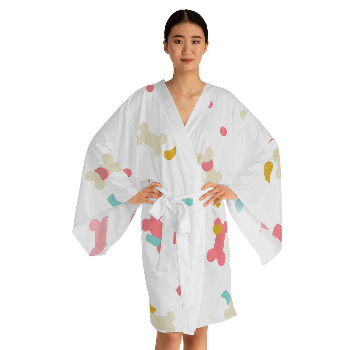 Special Gift Long Sleeve Kimono Robe (AOP)