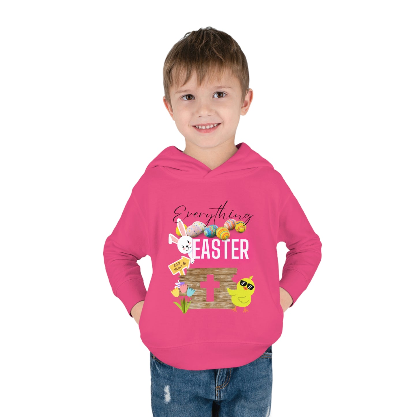 Toddler Easter Pullover Fleece Hoodie