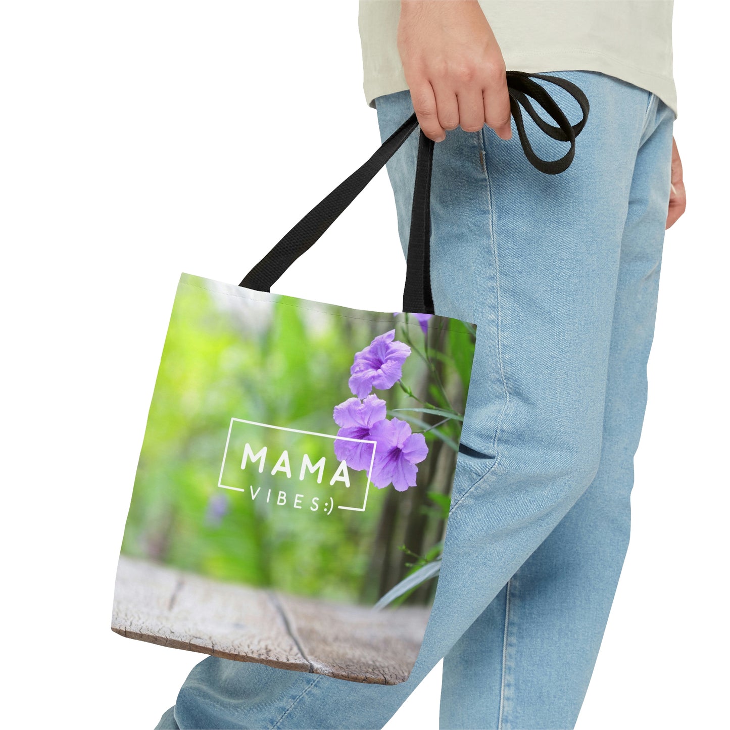 Flower Vibes Tote Bag (AOP)