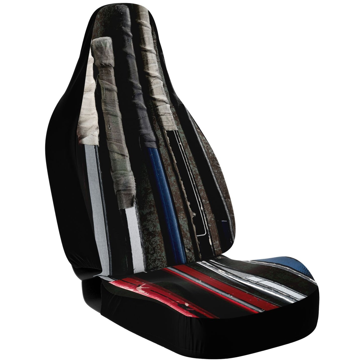 Hockey Stick Car Seat Cover - AOP