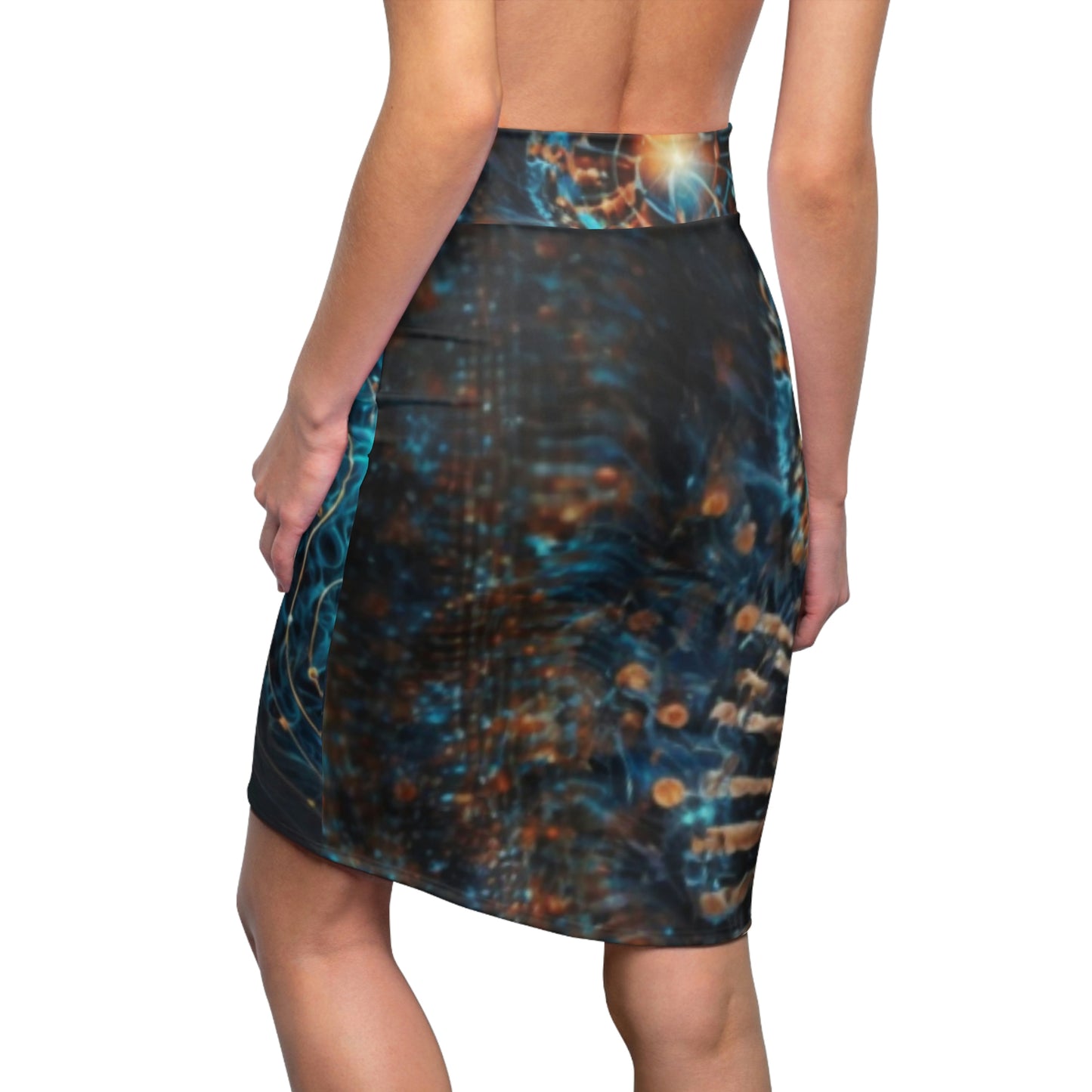 Ease Women's Pencil Skirt (AOP)