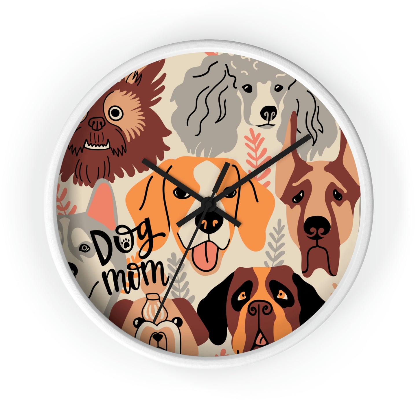 Few Dogs Wall Clock