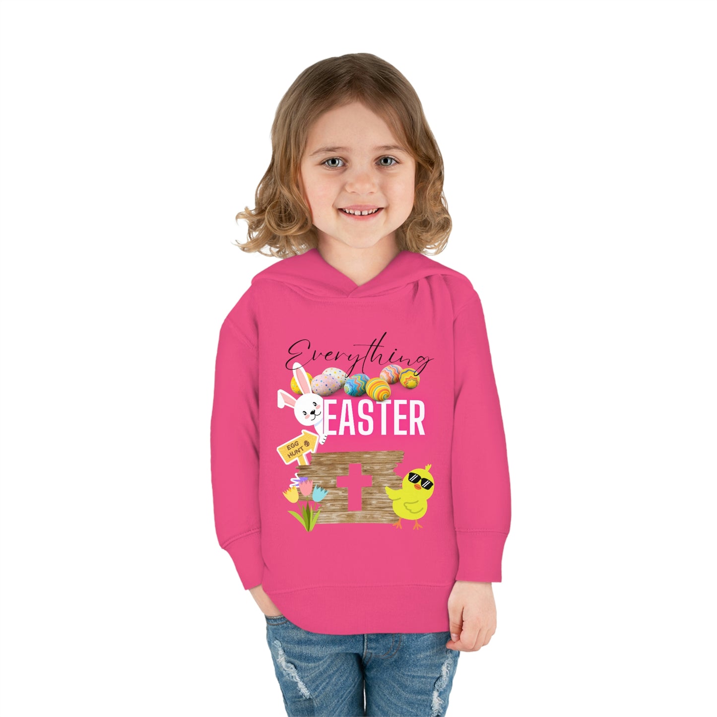 Toddler Easter Pullover Fleece Hoodie