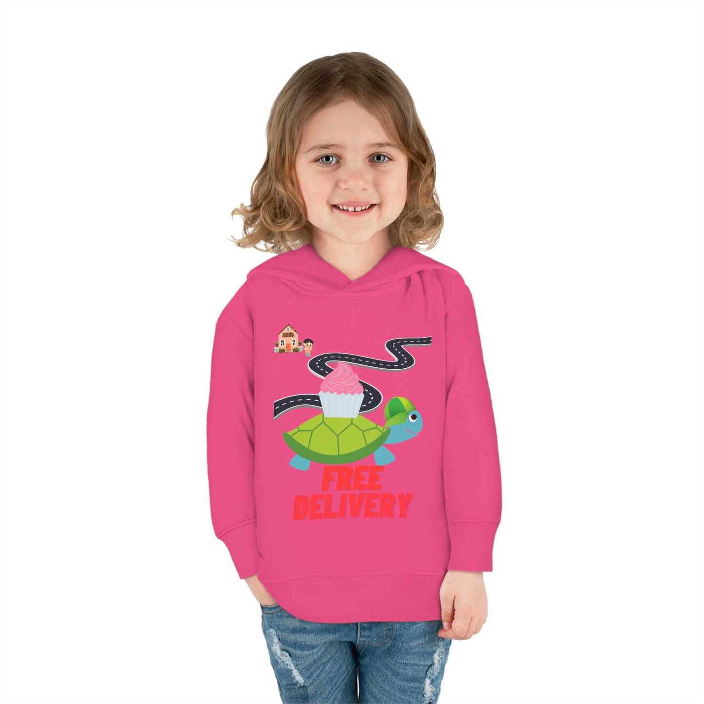 Toddler Turtle Pullover Fleece Hoodie