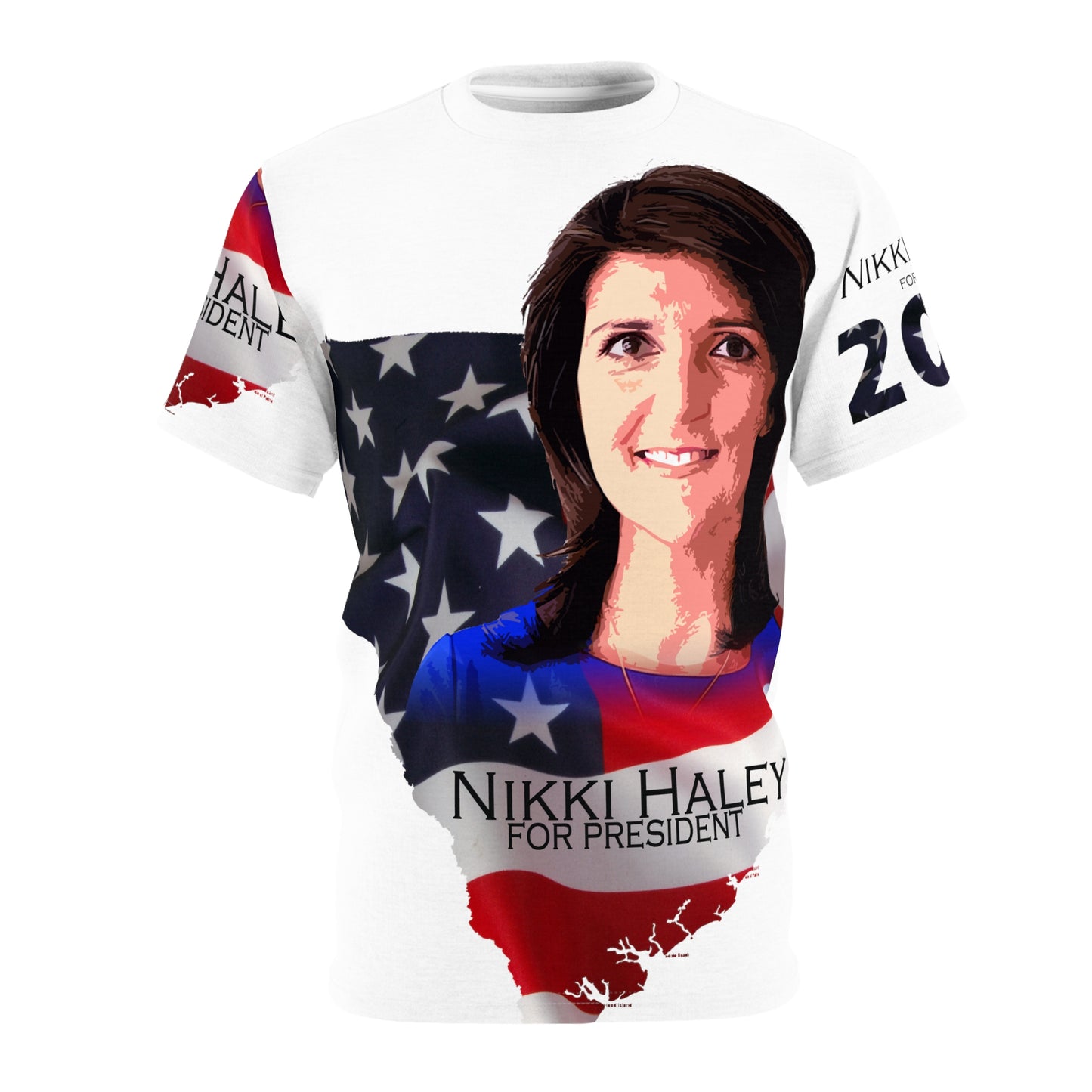 Nikki Haley Unisex Cut & Sew Tee (AOP)