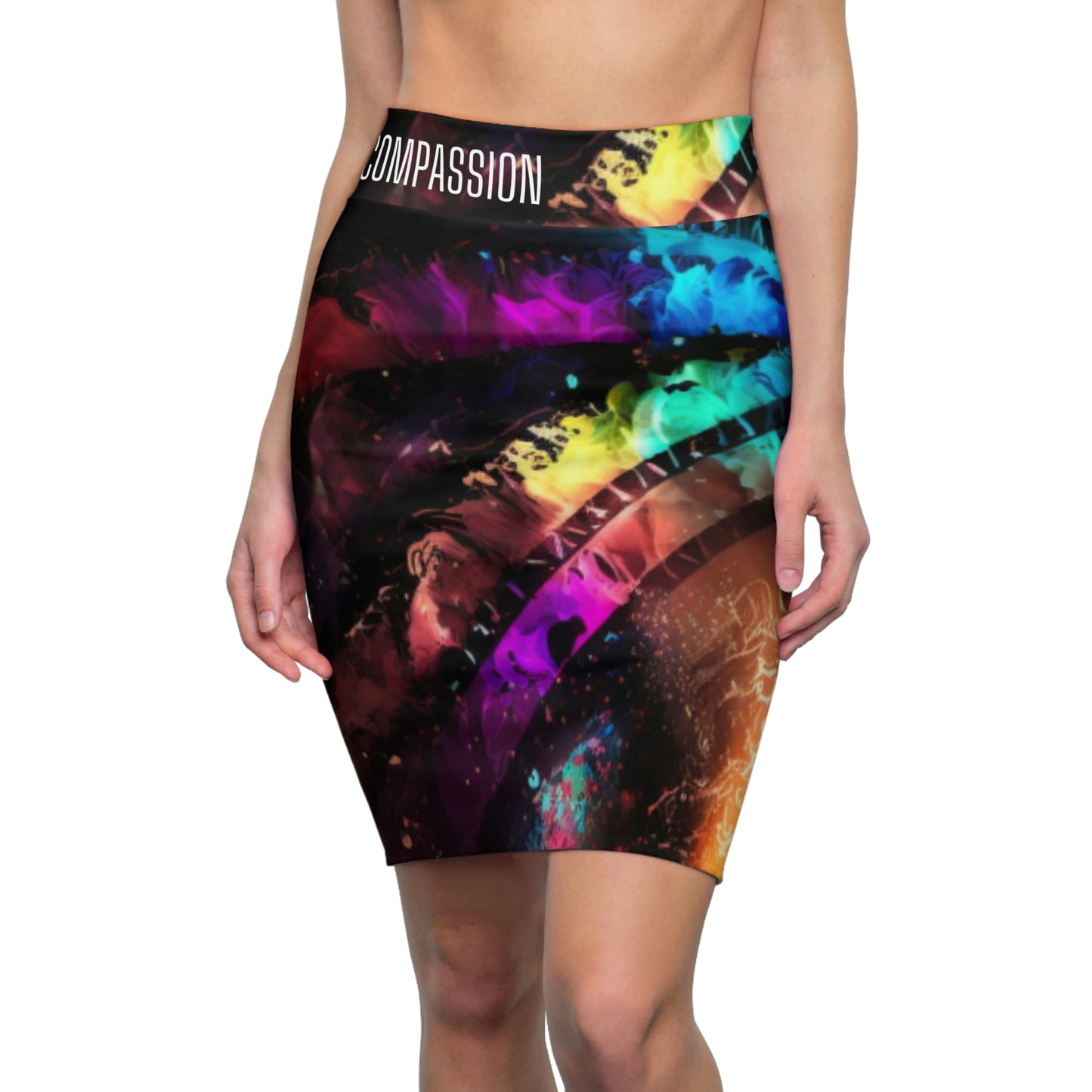 Compassion Women's Pencil Skirt (AOP)