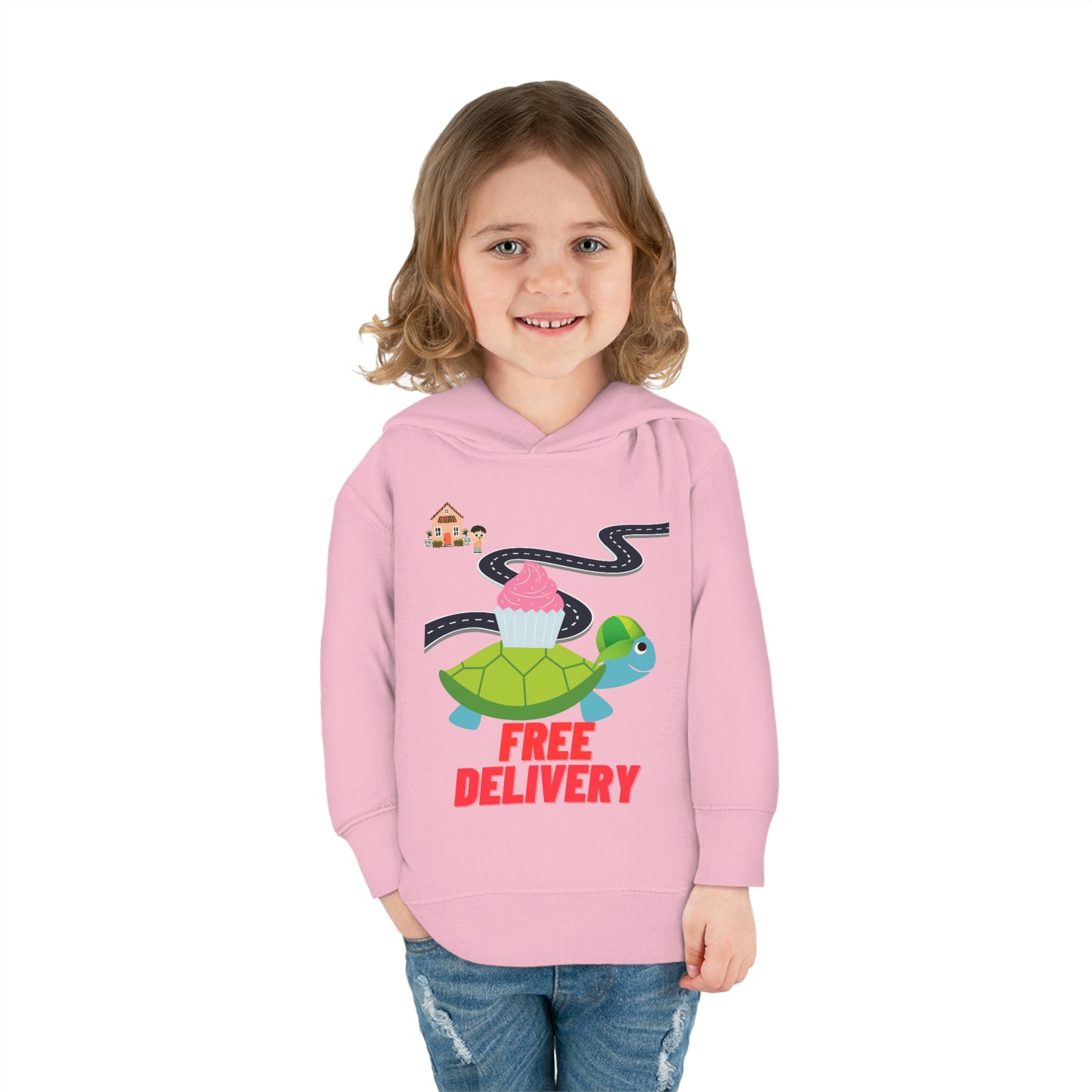 Toddler Turtle Pullover Fleece Hoodie