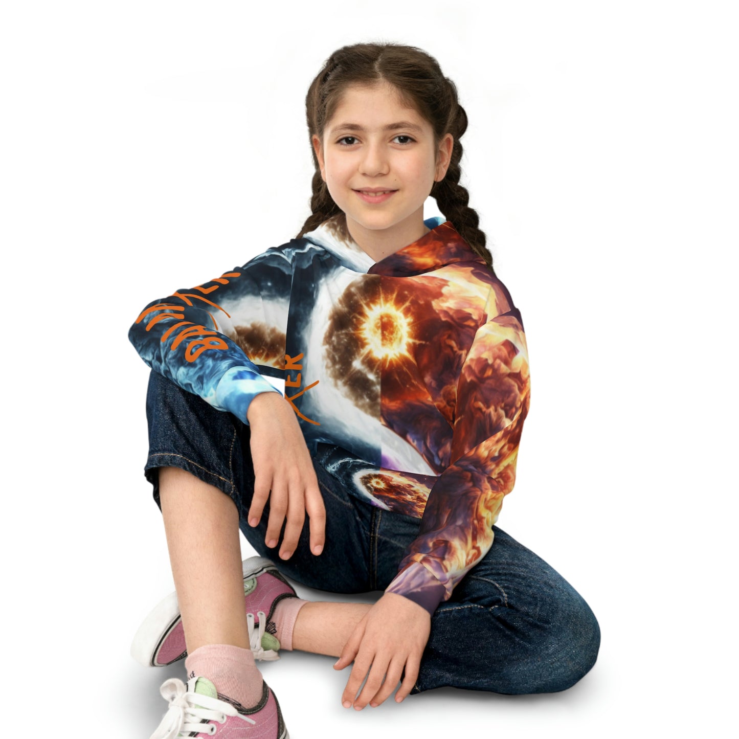 Balanxer Fire & Ice Children's Hoodie (AOP)